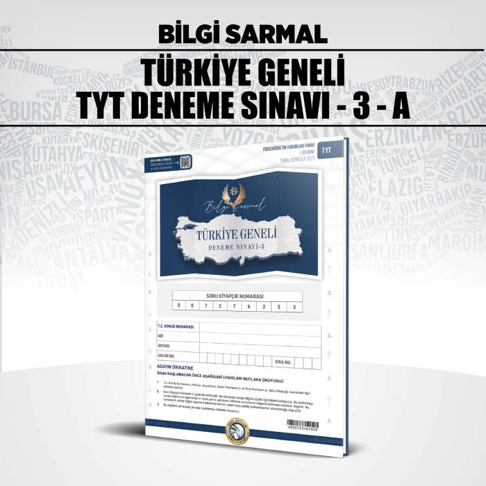 B.SARMAL TYT TÜRKİYE GENELİ SNV 3-A - 2025-26